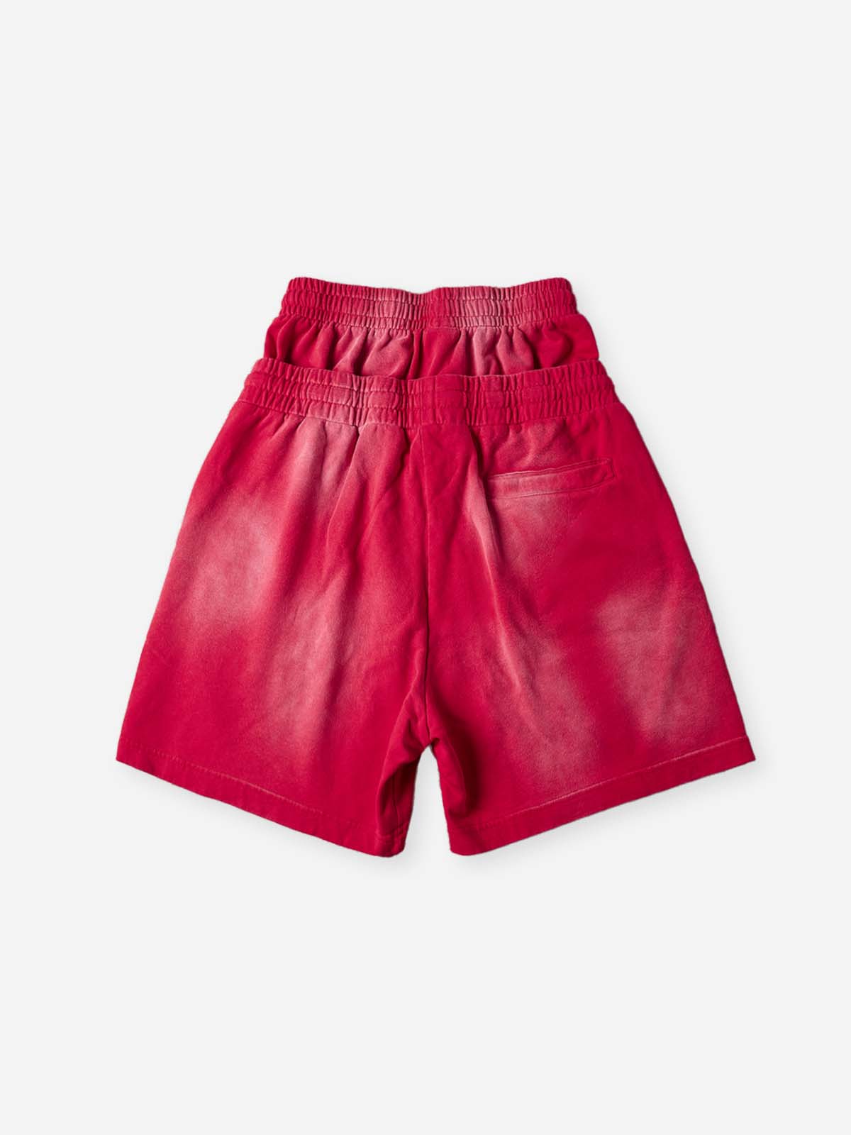 NOISSEY Heavy Sweat Shorts with Rhinestone Gothic Cross - 4 Colors Available