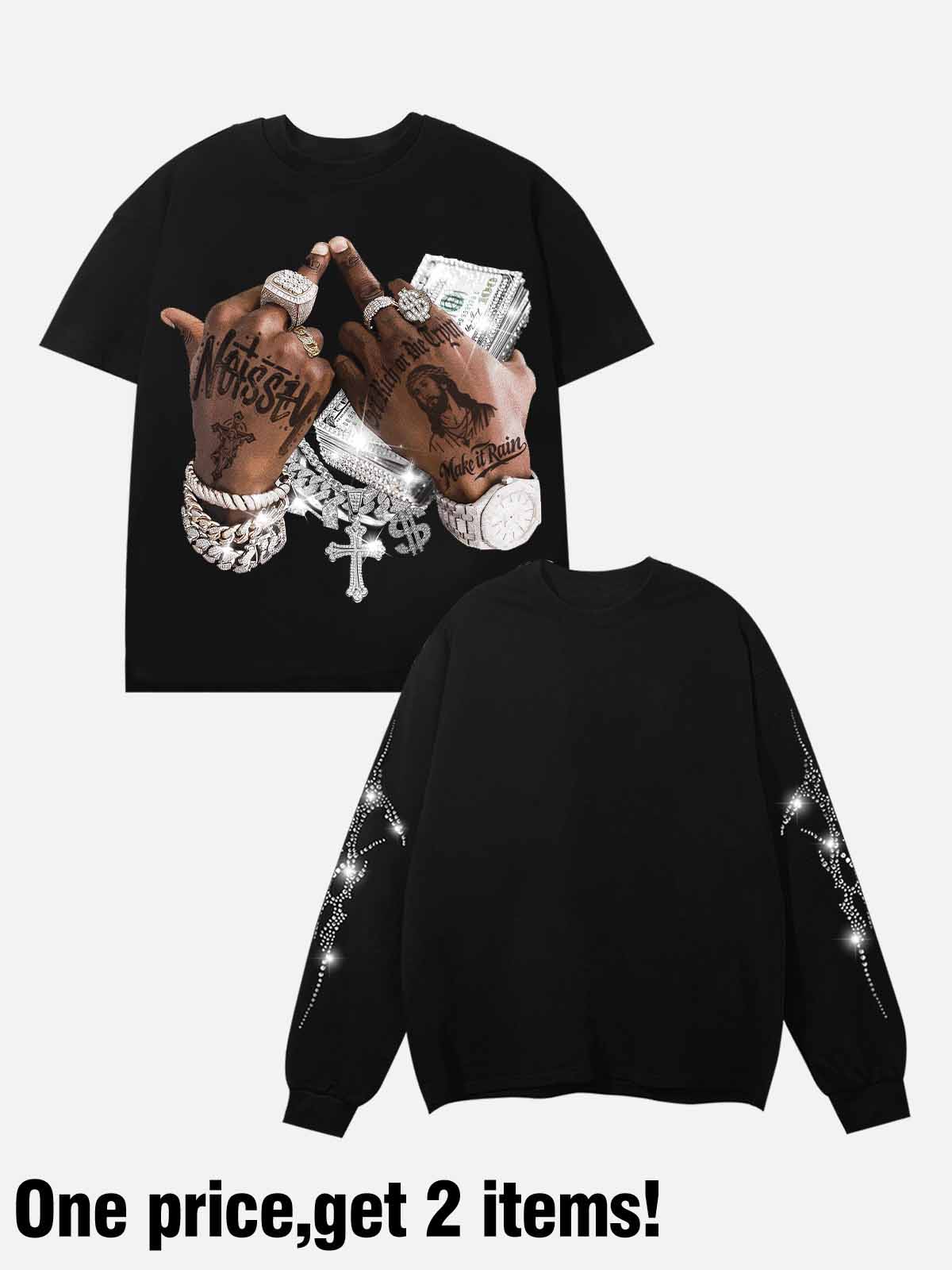 Noissey “Has Absolute Power and Money” Print Long Sleeve
