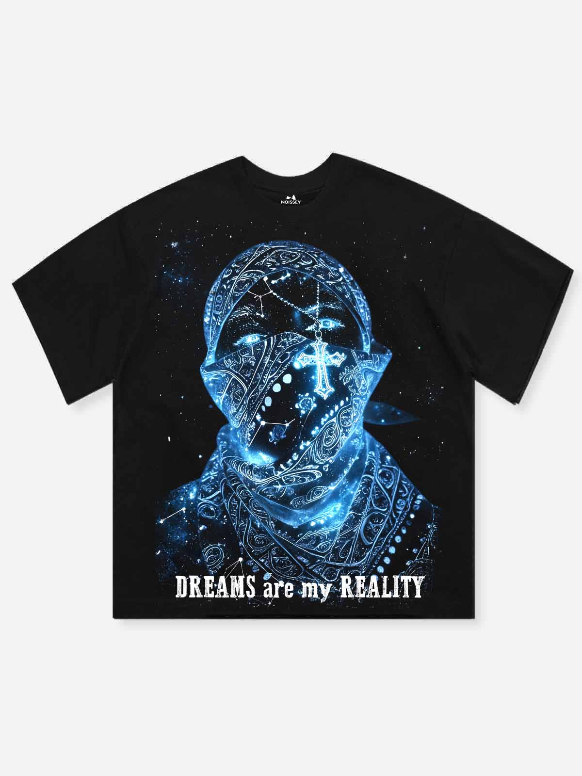 NOISSEY "Dreams are my Reality" Graphic Tee - Heavyweight Jet Black