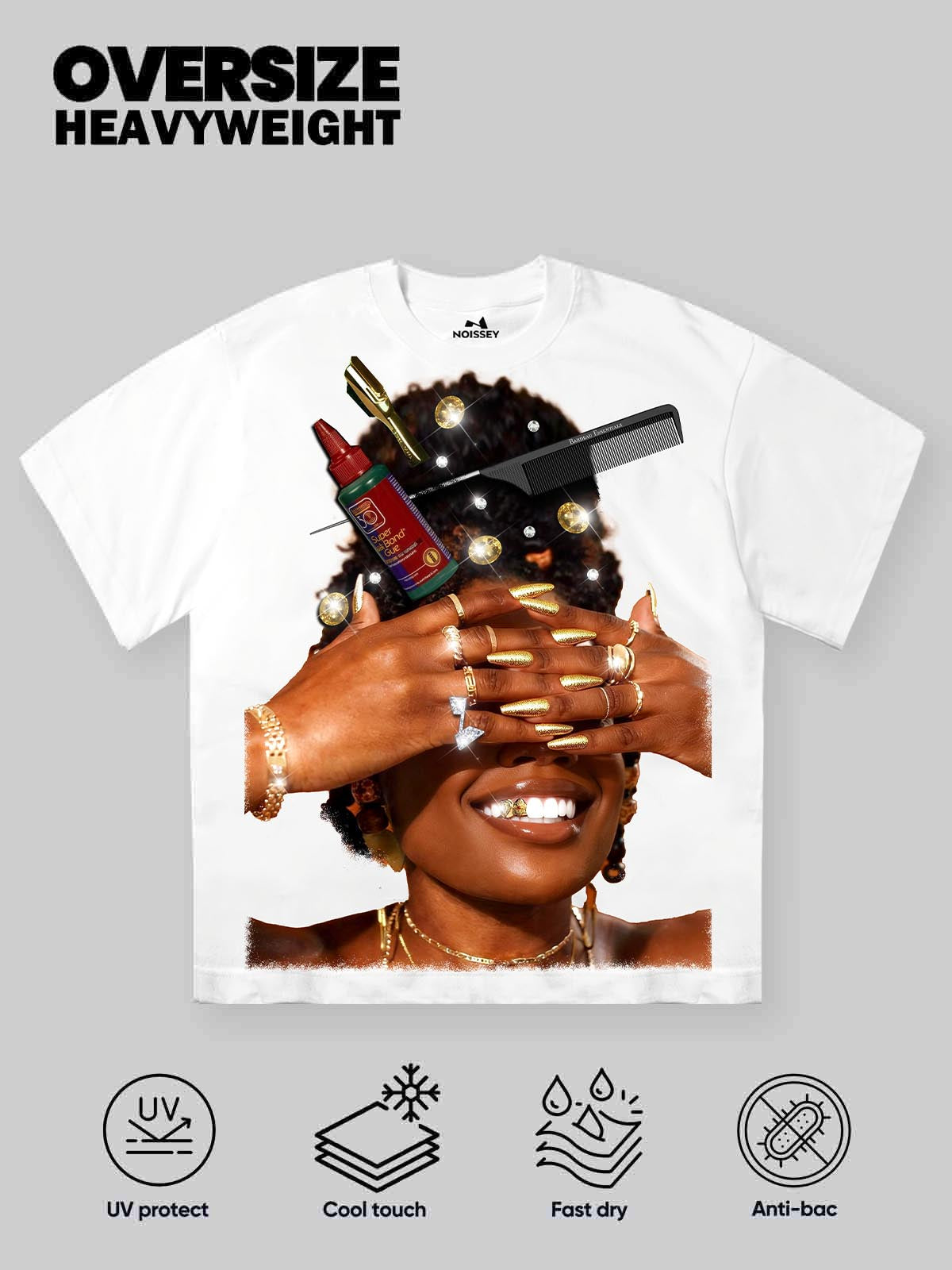 NOISSEY "Hustle & Heritage" Vintage Portrait Heavyweight Tee