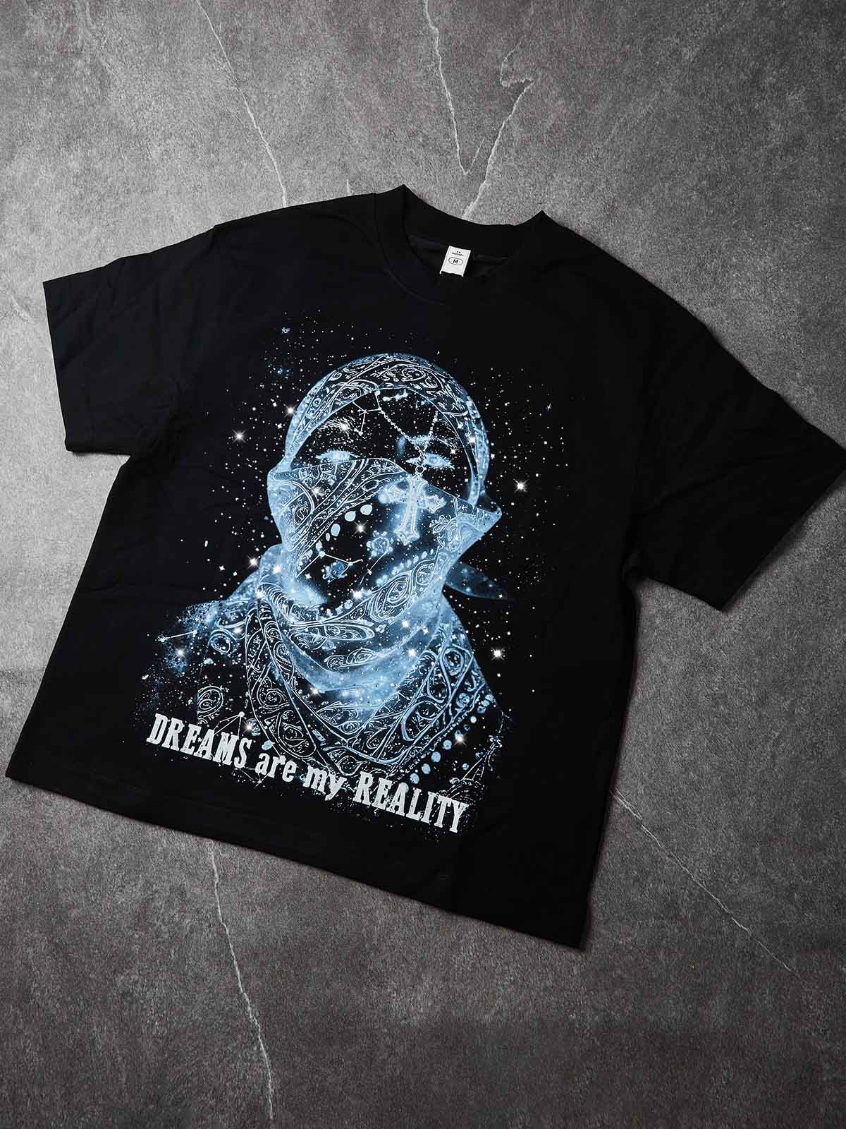 NOISSEY "Dreams are my Reality" Graphic Tee - Heavyweight Jet Black