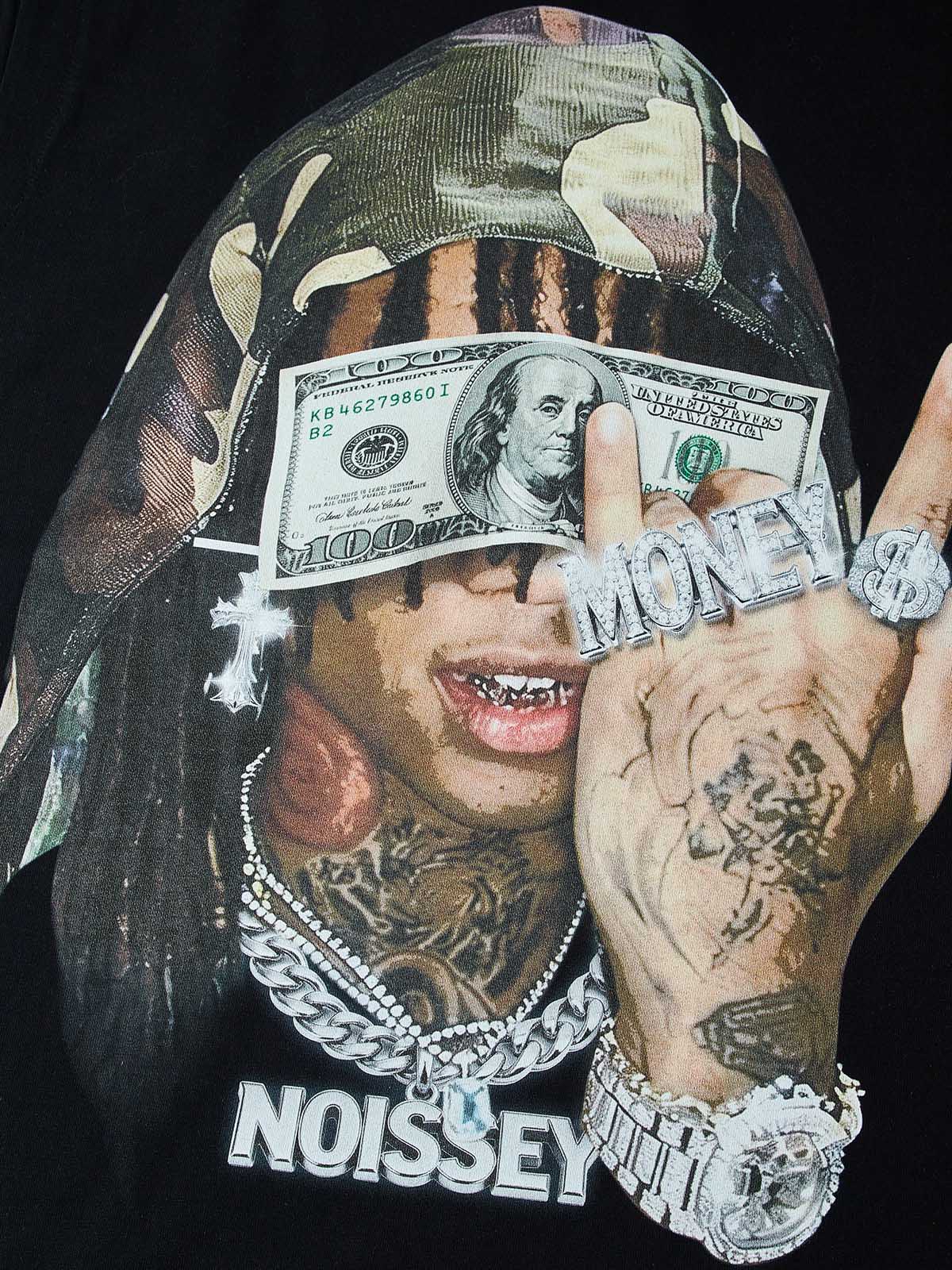 NOISSEY CAMO BANDANA MONEY VISION - ICED OUT FIGURE TANK TOP