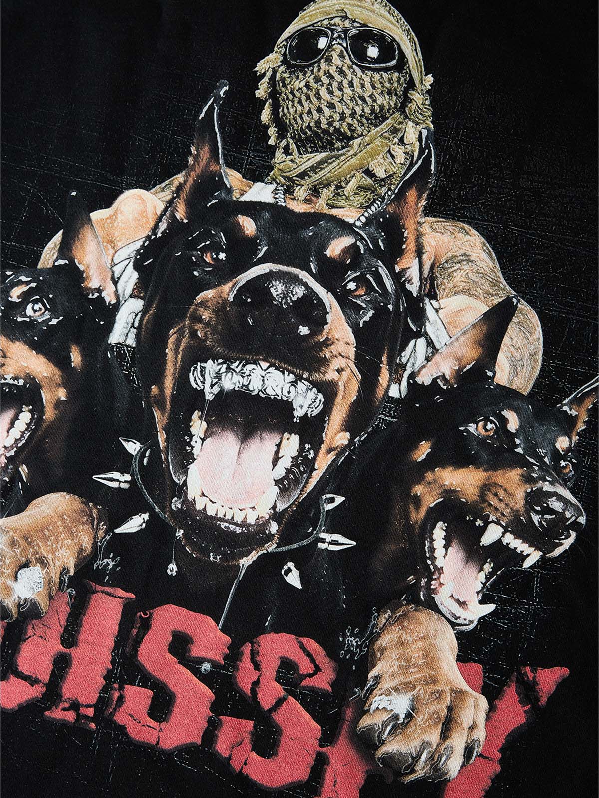 NOISSEY TRIPLE DOBERMAN DIAMOND CROSS MONEY GRAPHIC TANK TOP