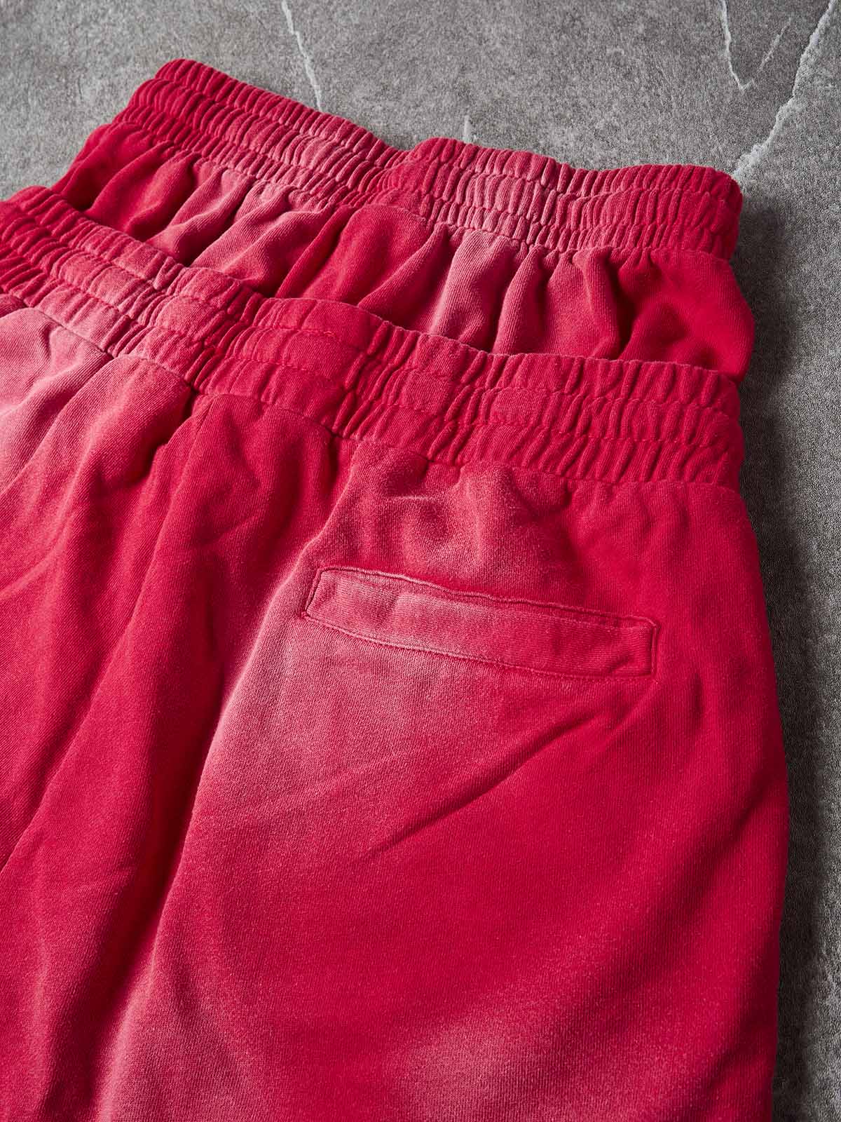 NOISSEY Heavy Sweat Shorts with Rhinestone Gothic Cross - 4 Colors Available