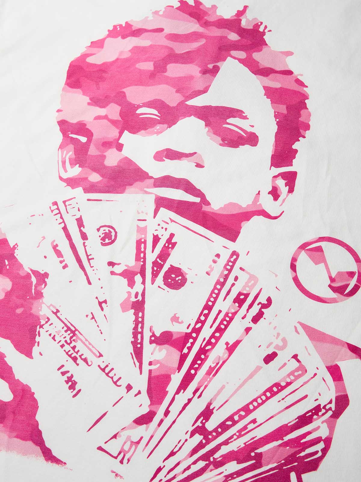 NOISSEY Pink Camo "Money Stack" Portrait Cooling Tee