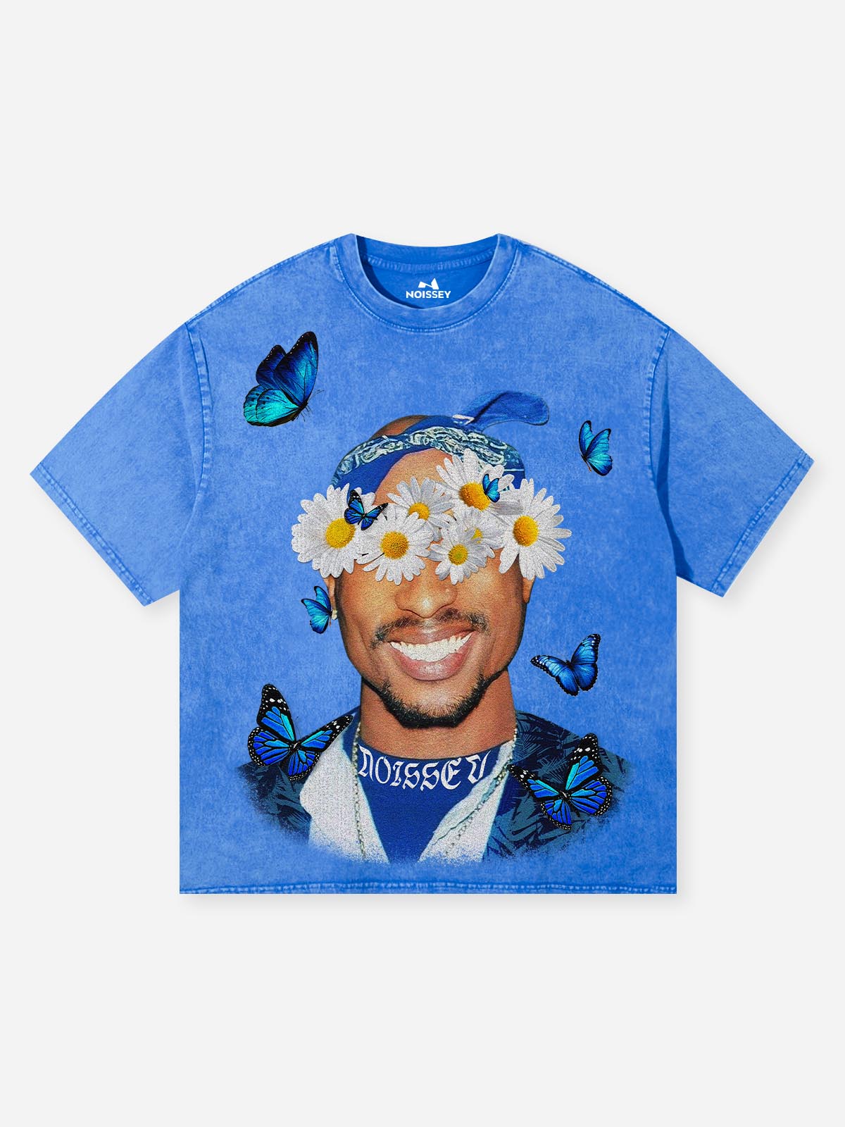 NOISSEY "Rap Star" Blue Tee - Vintage Graphic T-Shirt