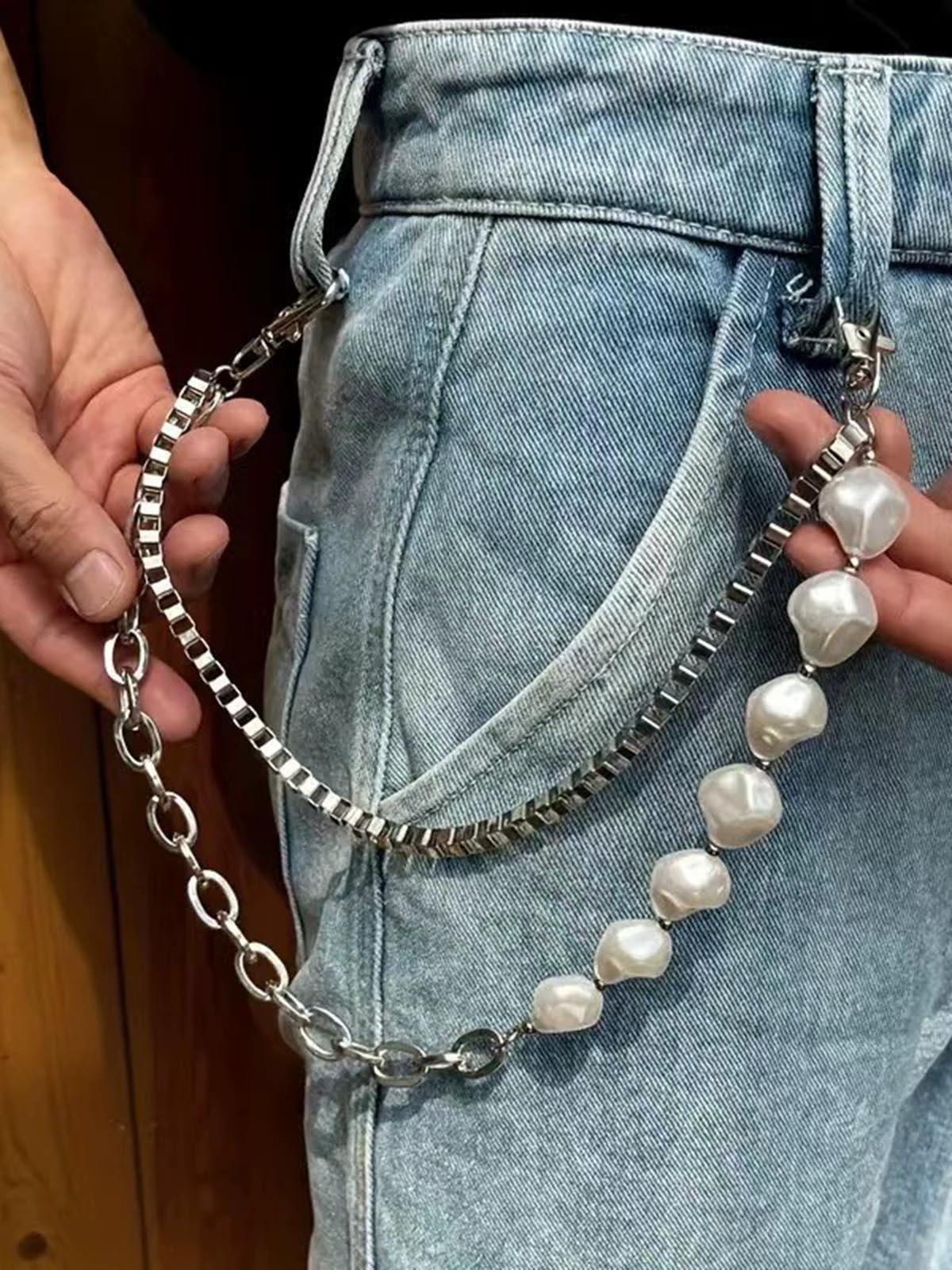 NOISSEY Ocean Washed Relaxed Denim Shorts (Premium Jewelry Chain Included) - Vintage Indigo