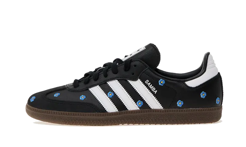 Adidas Samba Light Blue Floral Core Black