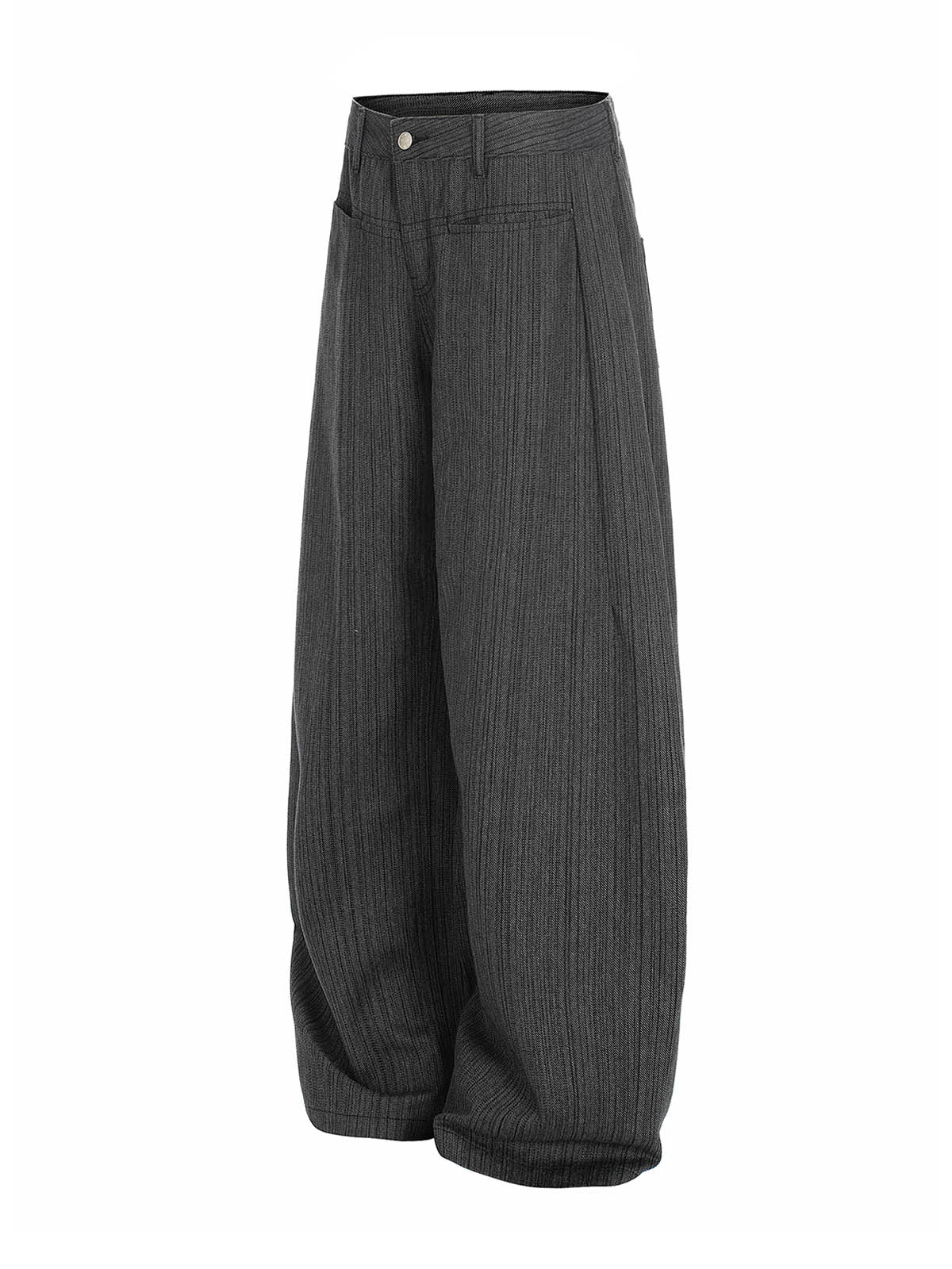 Embroidered Gray-Black Jeans