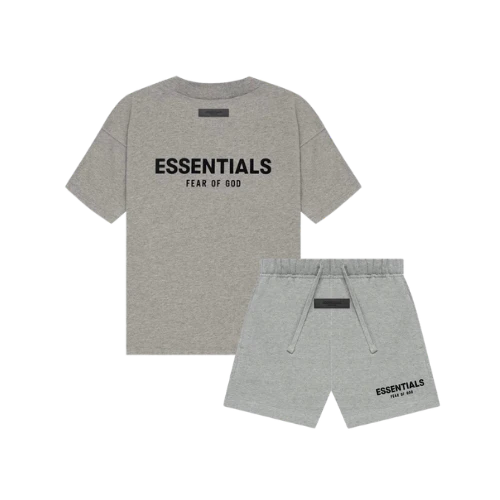 Fear of God Essentials Dark Oatmeal Summer set