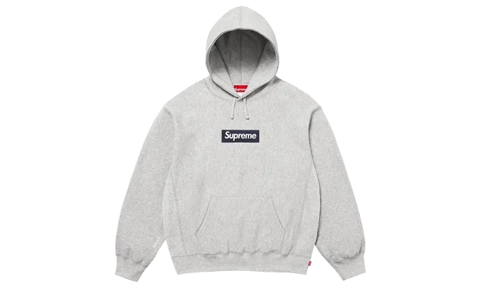 Supreme Hoodie Box Logo Grey (FW25)