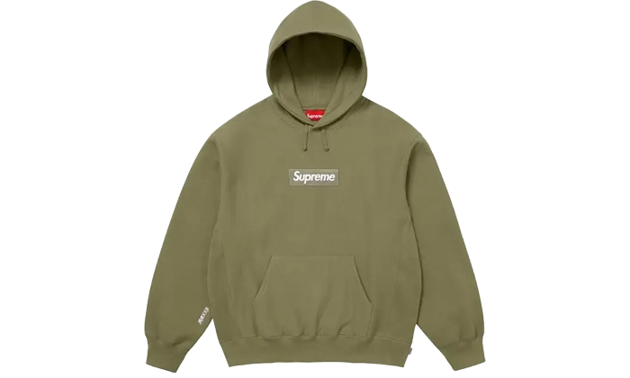 Supreme Hoodie Box Logo Kaki (FW25)
