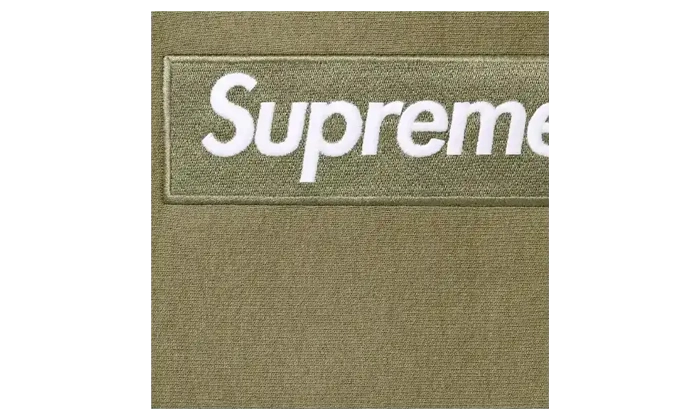 Supreme Hoodie Box Logo Kaki (FW25)