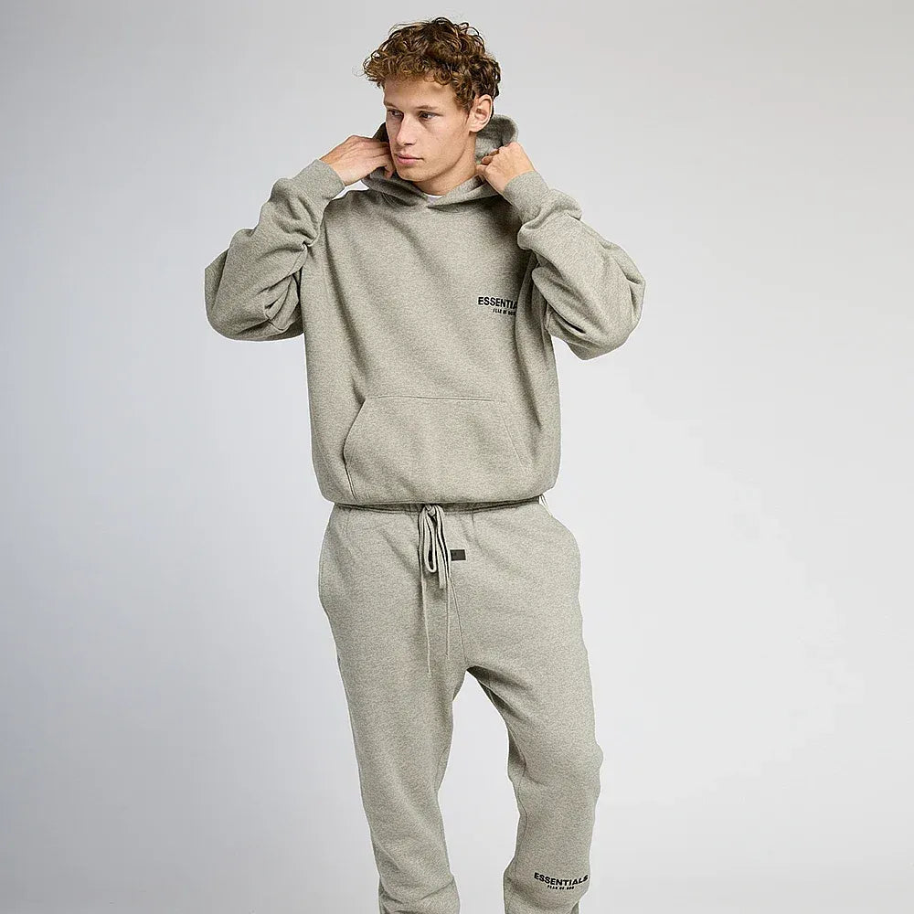 Fear of God Essentials Hoodie Dark Oatmeal