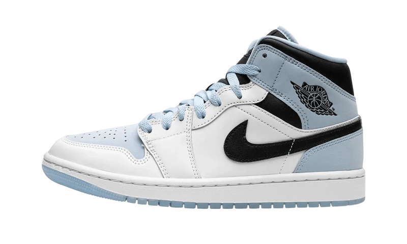 Air Jordan 1 Mid SE Ice Blue Black