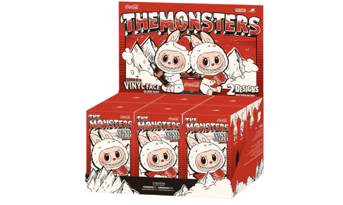 Pop Mart Labubu The Monsters Coca Cola Series Vinyl Face Sealed Case