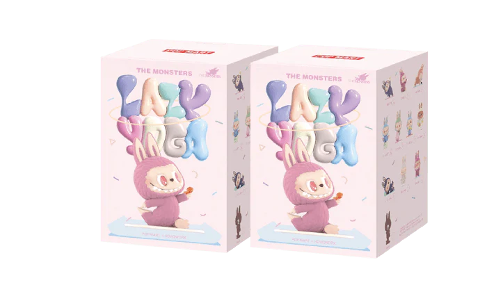 Pop Mart Labubu The Monsters Lazy Yoga Series Figures Sealed Case