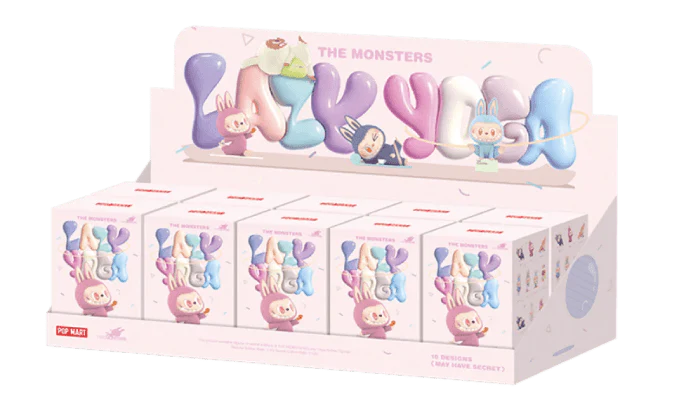 Pop Mart Labubu The Monsters Lazy Yoga Series Figures Sealed Case