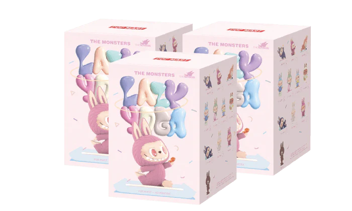 Pop Mart Labubu The Monsters Lazy Yoga Series Figures Sealed Case