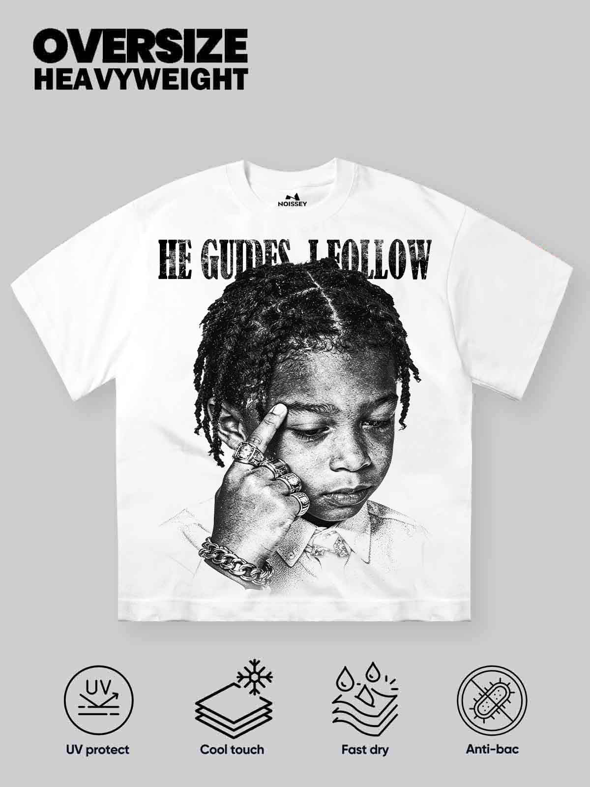 NOISSEY "HE GUIDES I FOLLOW" CHILD PRODIGY ART OVERSIZED T-SHIRT
