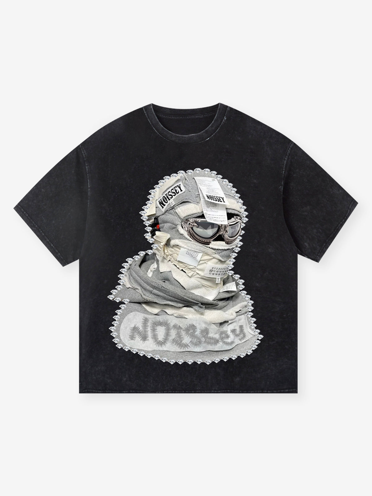 Shattered Collage Mask Multicolor 300g T-shirt