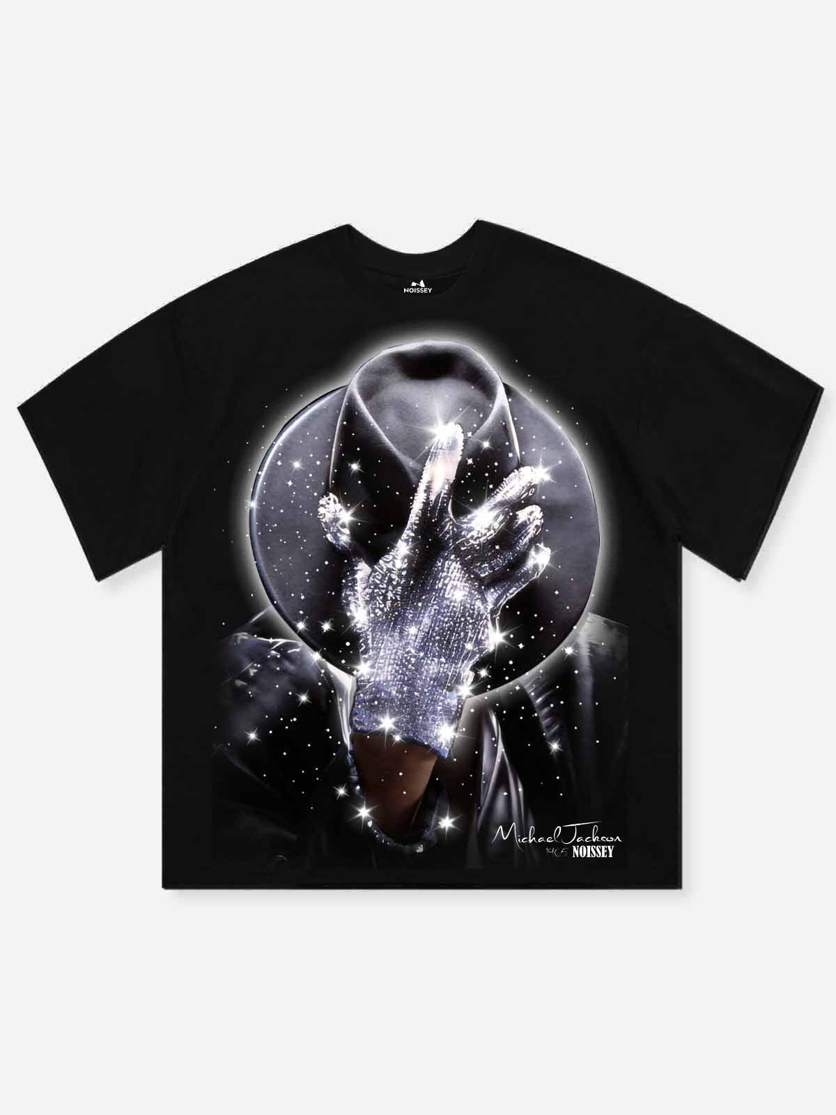 NOISSEY "Eternal Legend" Hat & Diamond Glove Graphic Art Heavyweight T-Shirt