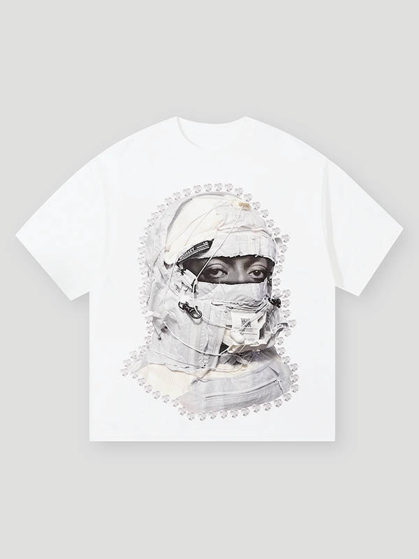 BOUNCE BACK© Functional Hoodie Printed T-shirt