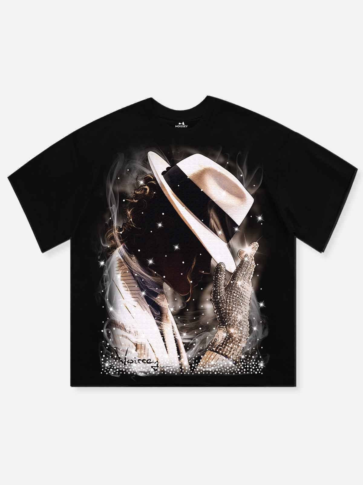 NOISSEY "Radiant Legend" Shimmering Smoke & Diamond Art Heavyweight T-Shirt
