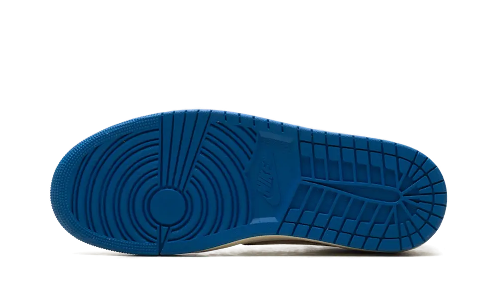 Air Jordan 1 Retro Low OG SP Fragment x Travis Scott Sail Military Blue