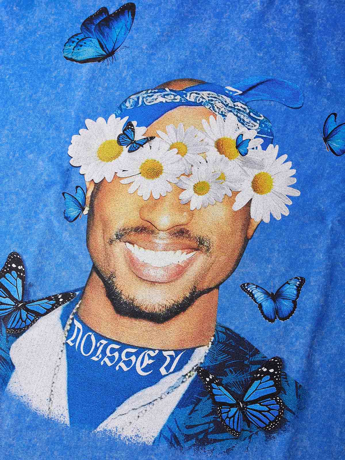 NOISSEY "Rap Star" Blue Tee - Vintage Graphic T-Shirt