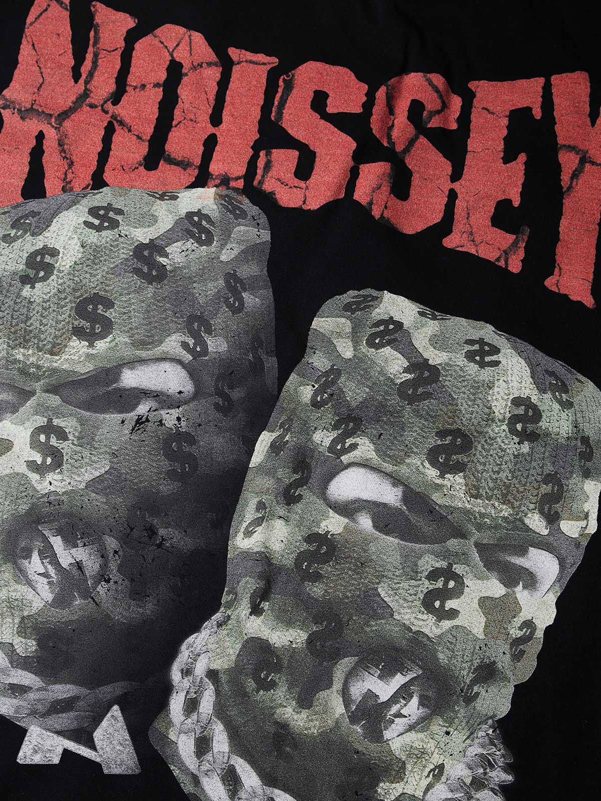 NOISSEY Camo Double Head Mask Print Tank Top