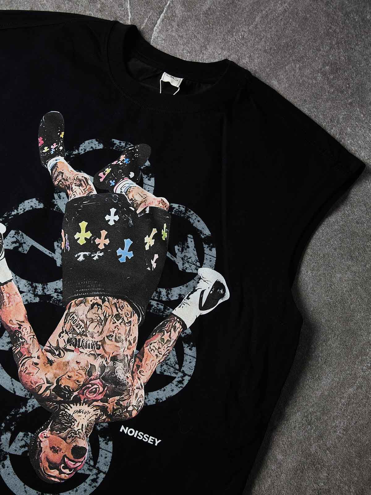 NOISSEY Chrome KO! Champion Print Tank Top