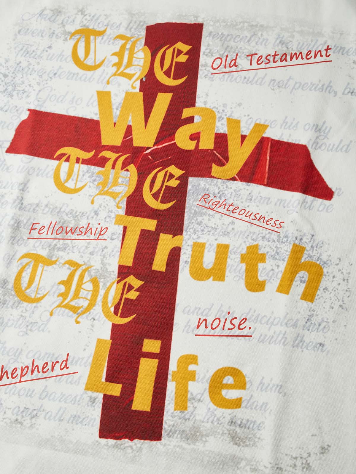 NOISSEY "The Way, The Truth, The Life" Graphic Tee - Heavyweight Studio White