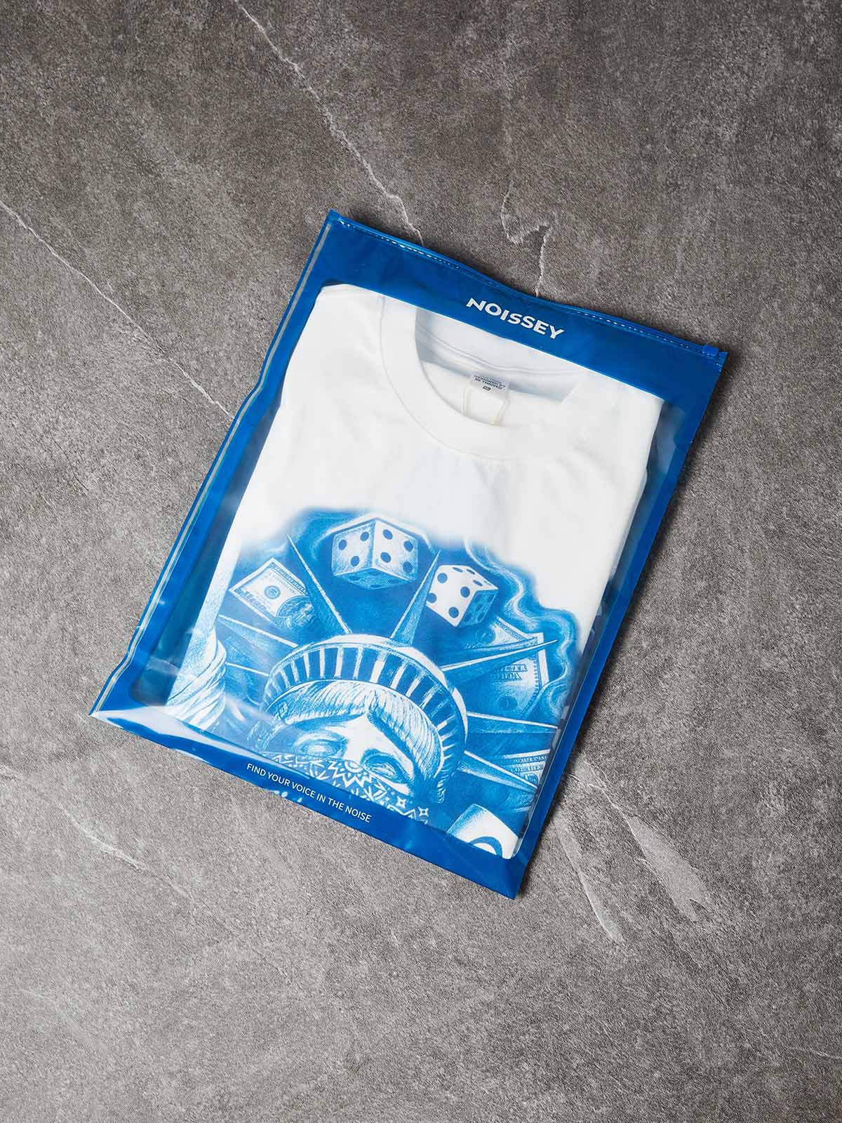 NOISSEY "LIBERTY GRAFFITI" CHICANO ART TEE - TECH COTTON OVERSIZED