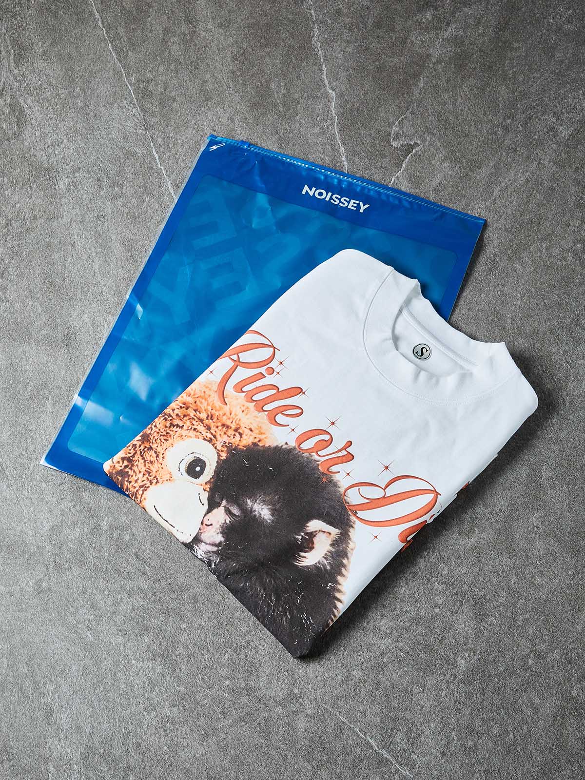NOISSEY RIDE OR DIE - LONELY MONKEY HUG ART TEE
