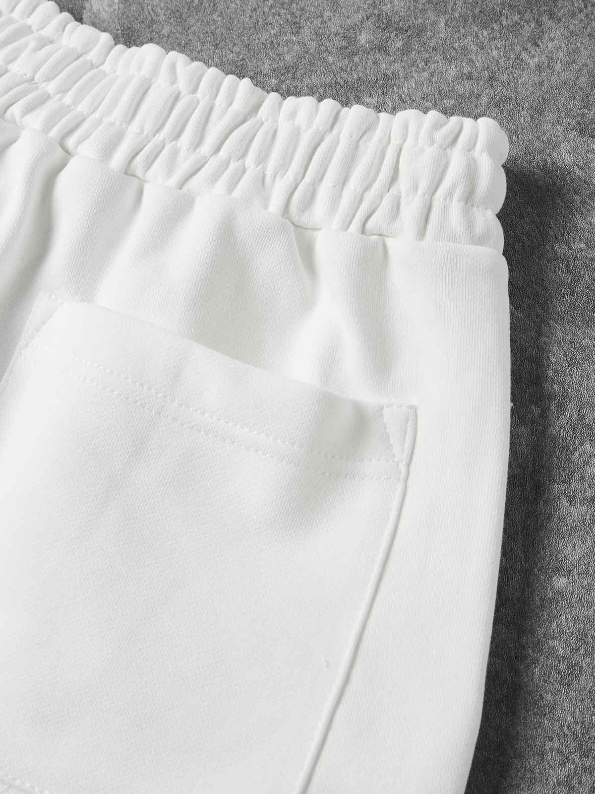 NOISSEY "Sacred Will" Angel & Cross Art Print Shorts