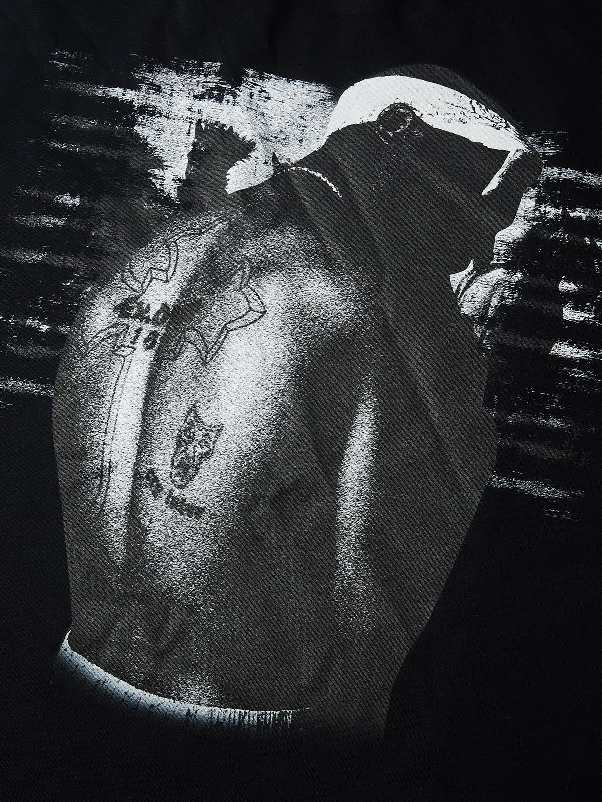 NOISSEY "TRIBUTE TO PAC" DOUBLE-SIDED ART GRAPHIC T-SHIRT