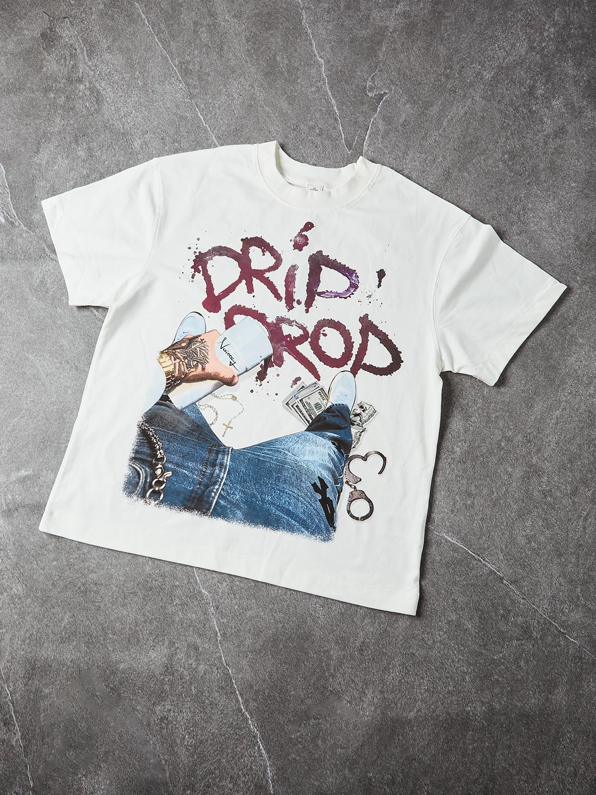 NOISSEY "DRIP DROP" HUSTLE ART OVERSIZED T-SHIRT