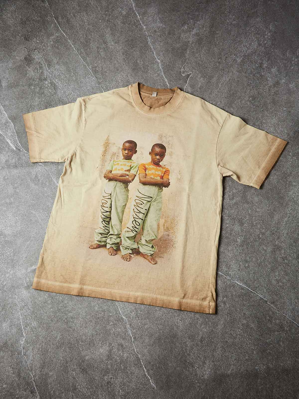 "I Am a Child of God" Distressed Watercolor Print T-Shirt