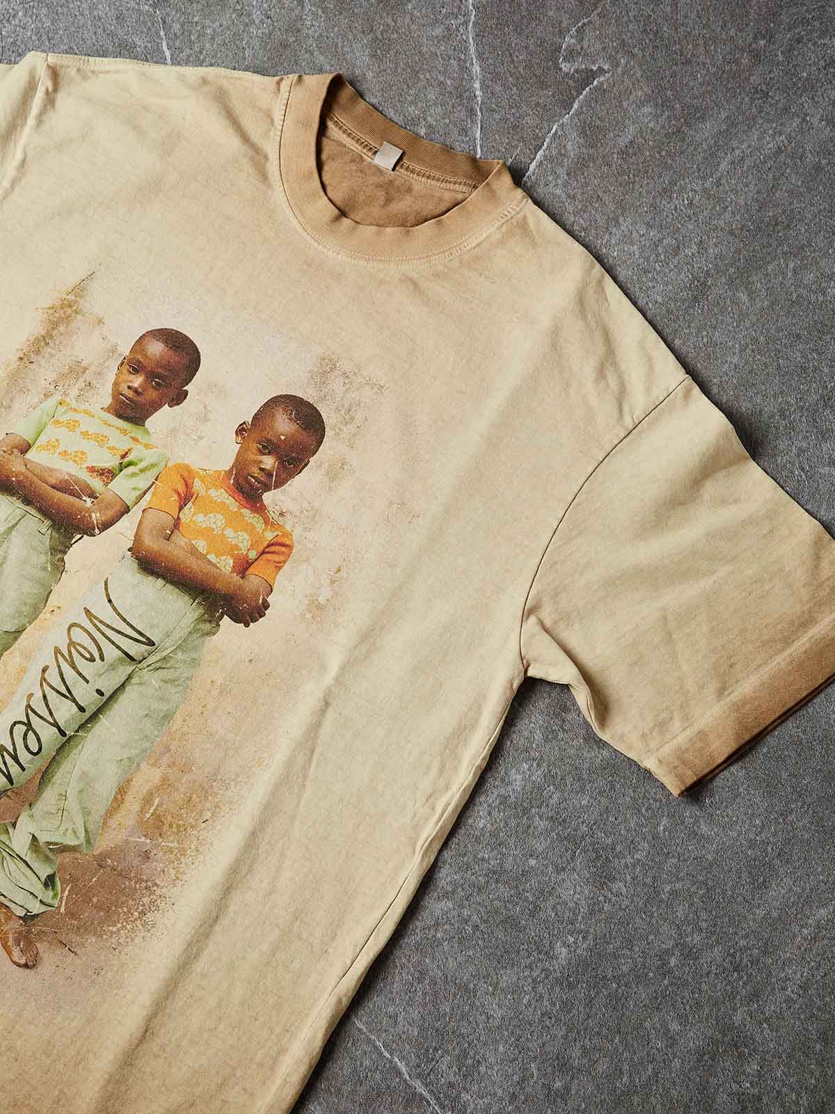 "I Am a Child of God" Distressed Watercolor Print T-Shirt