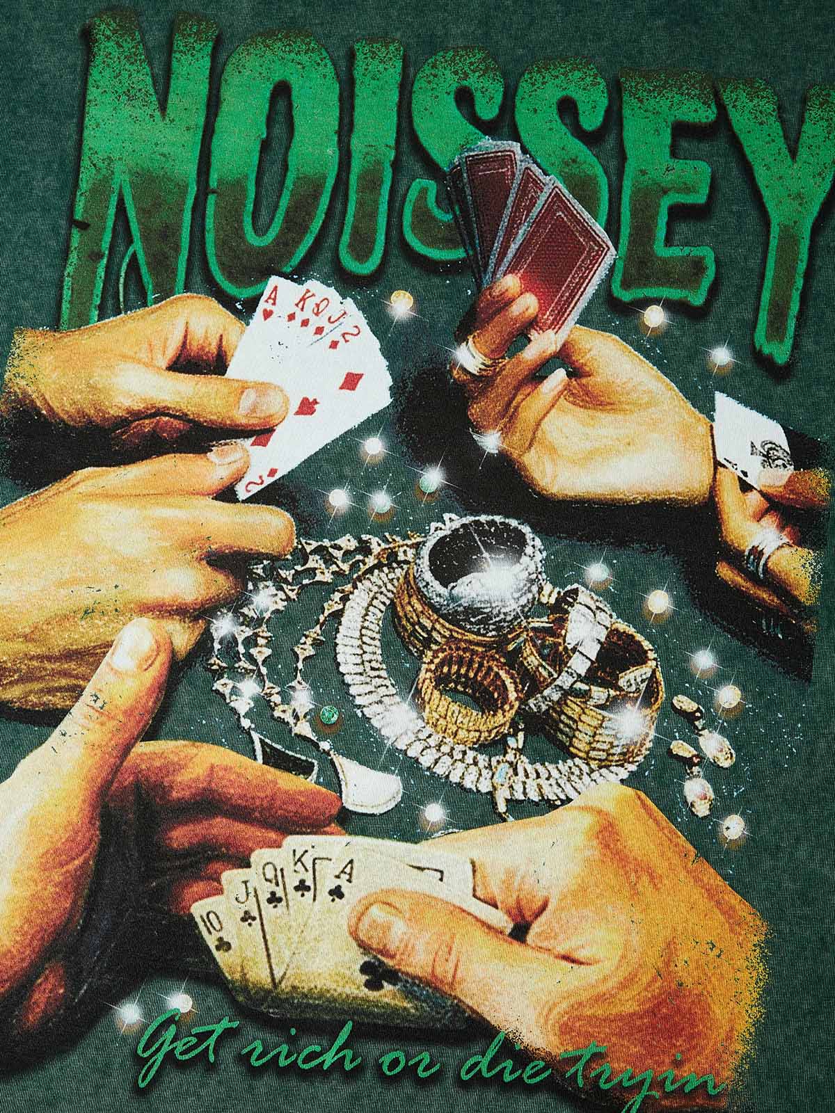 NOISSEY "GET RICH OR DIE TRYIN" GRAFFITI TEE - VINTAGE WASHED ART