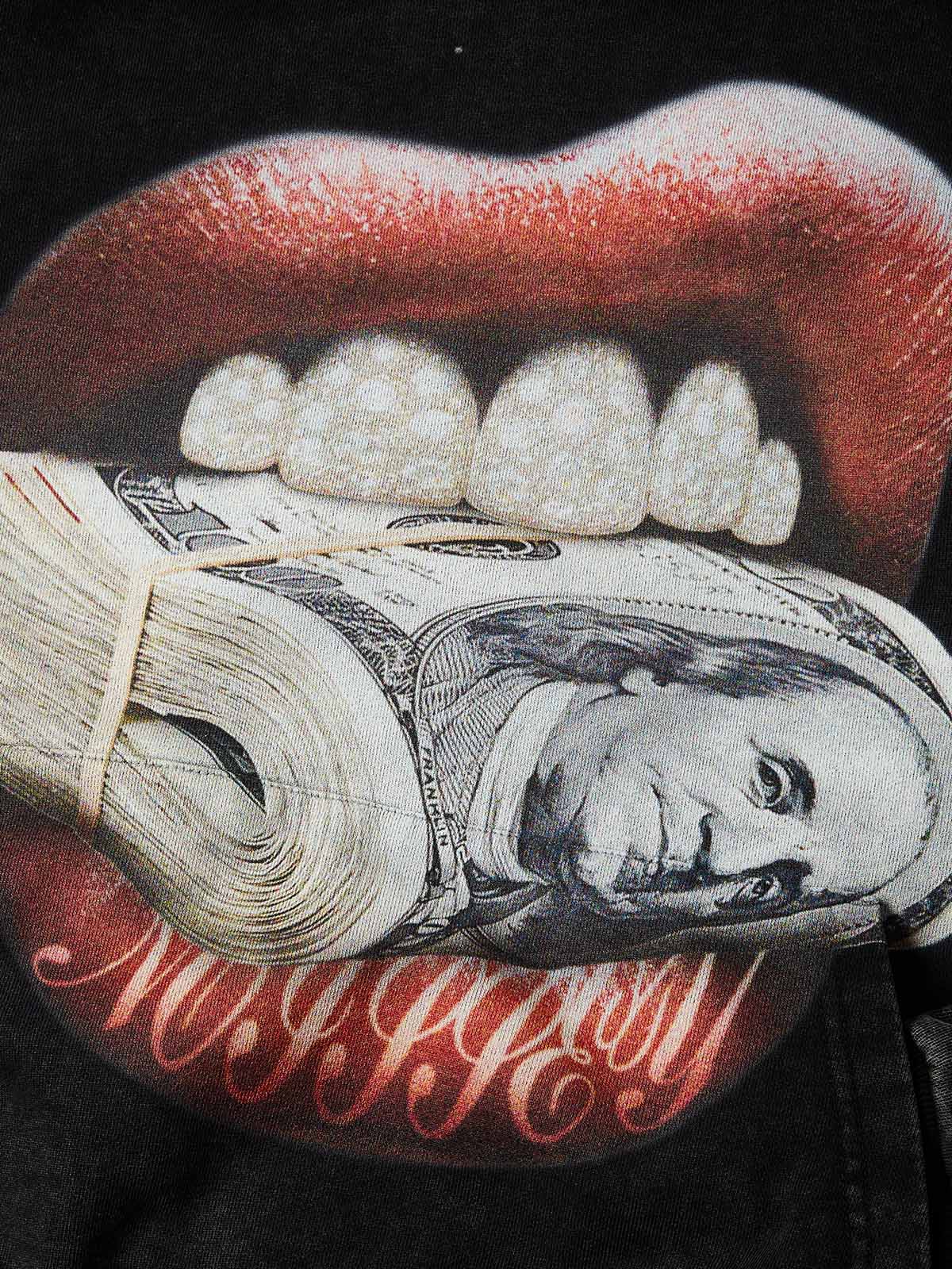NOISSEY "MONEY BITE" ICED OUT GRILLS PREMIUM STREETWEAR HOODIE