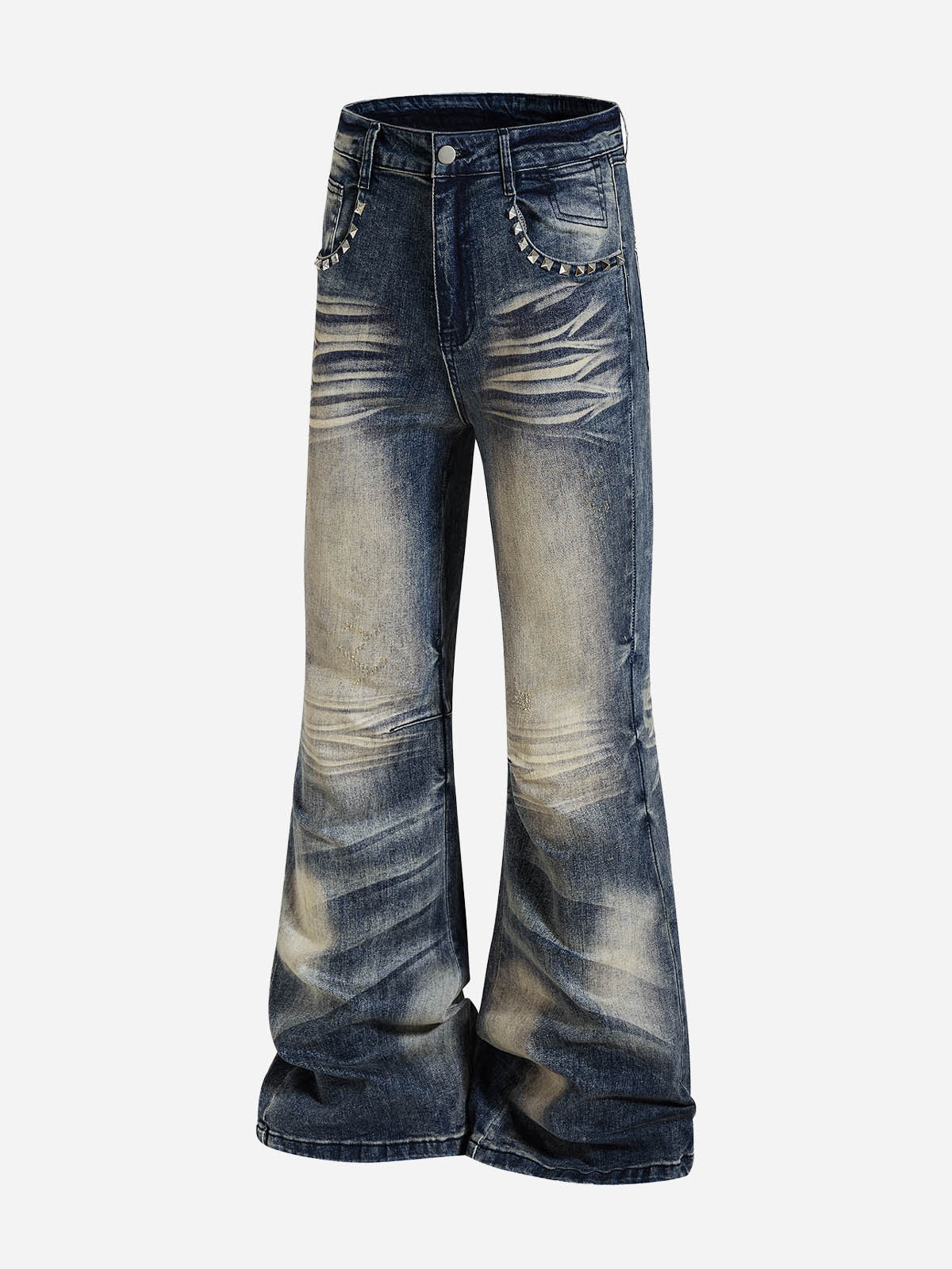 NOISSEY VINTAGE WASH FLARE JEANS - RUNS SMALL | STACKED DENIM