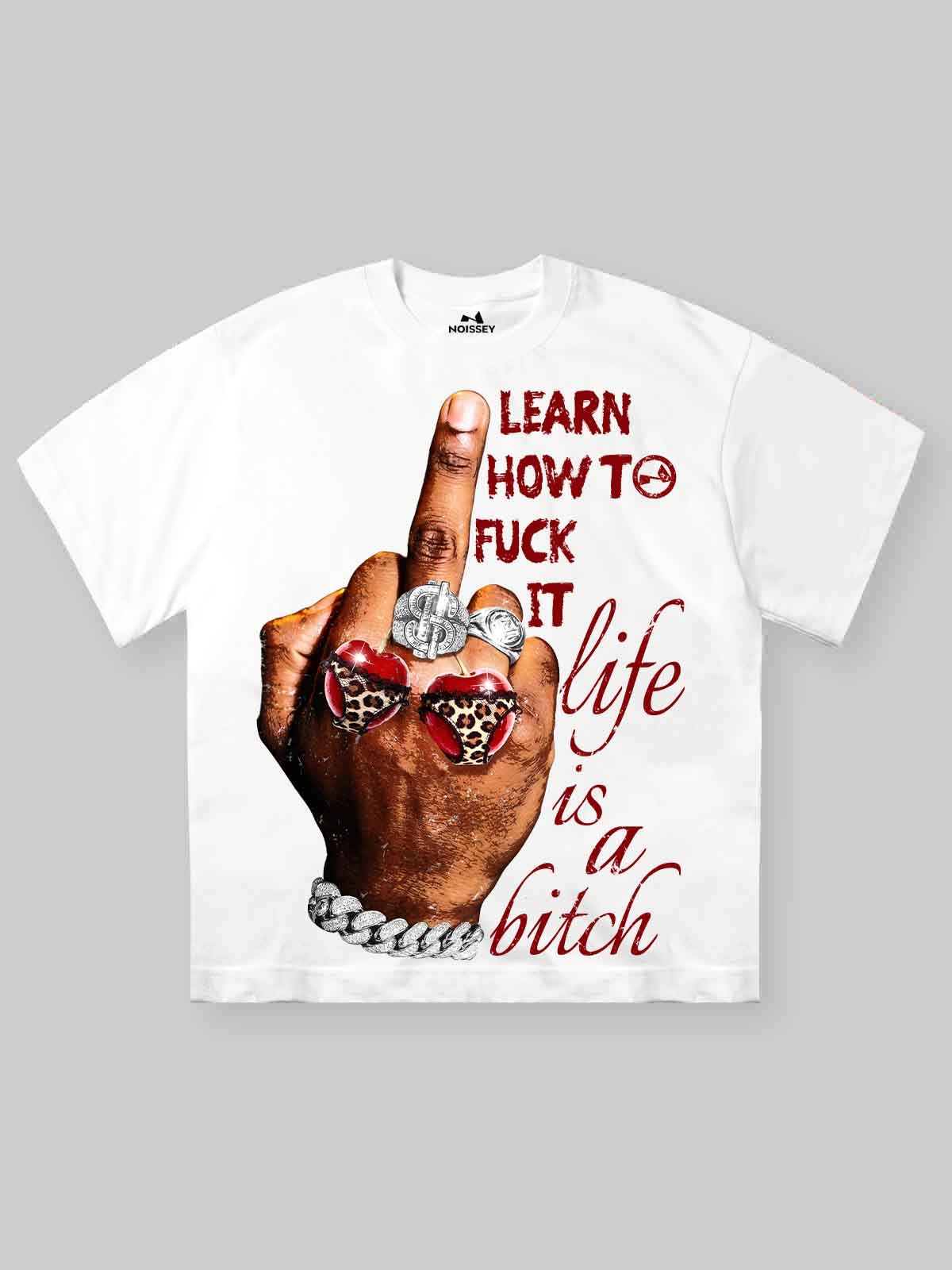 NOISSEY "Life is a Bitch" Boxy Heavyweight Cooling Tee