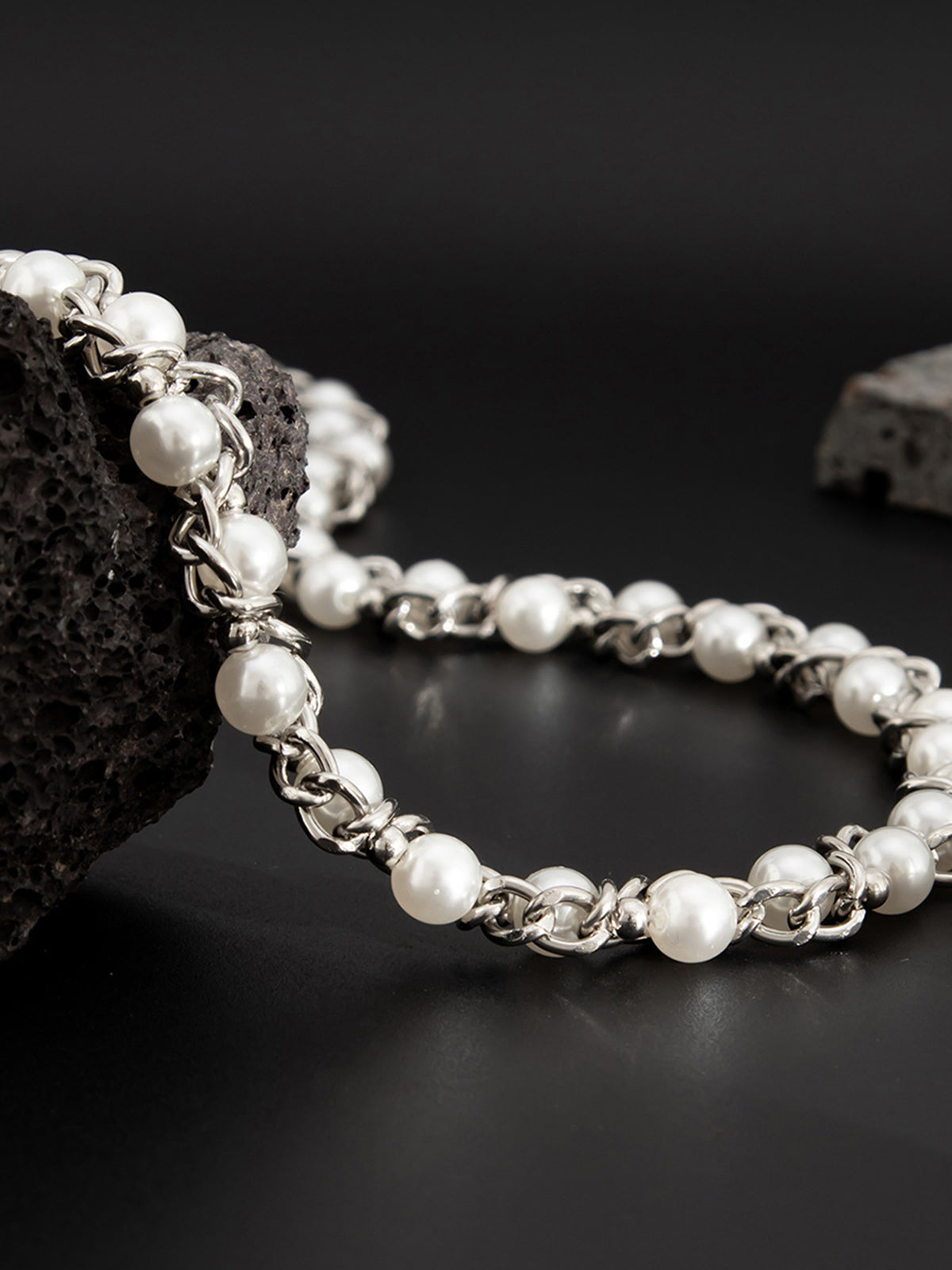 NOISSEY "GOLDEN VINE" PEARL ENTWINED HIP-HOP WAIST CHAIN