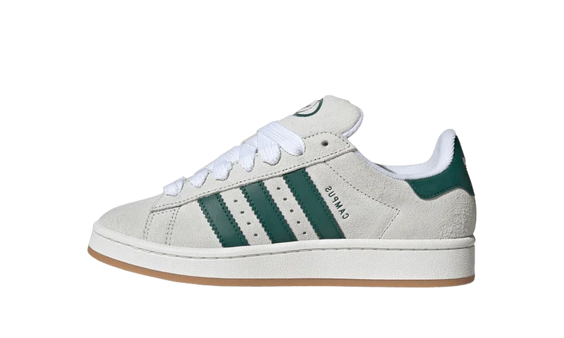 Adidas Campus 00s Crystal White Collegiate Green