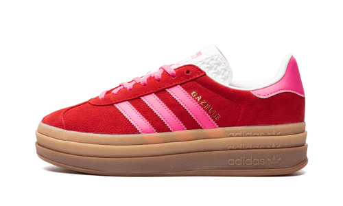 Adidas Gazelle Bold Collegiate Red Lucid Pink