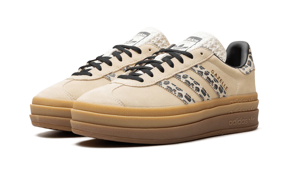 Adidas Gazelle Bold Cream Black Leopard