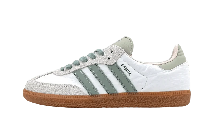 Adidas Samba OG Silver Green Putty Mauve (Women's)