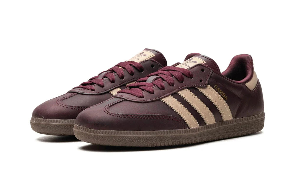 Adidas Samba OG Maroon Crystal Sand